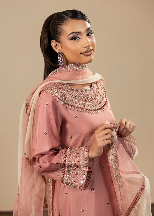 2527D - Embroidered 3Pc Dress - Zarqun Premium